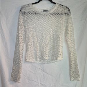 Charlotte Russe White Lace Top